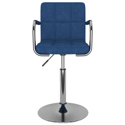 Taburete De Cocina De Tela Azul_1