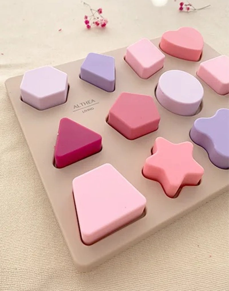 Puzzle Sensorial Para Bebé De Silicona Orgánica Althea Living Multicolor_1