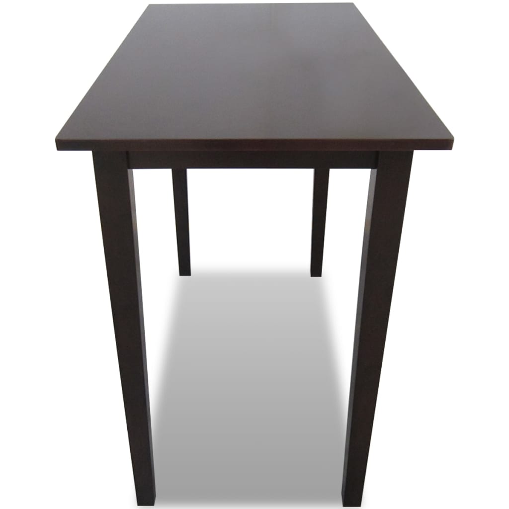 Mesa Alta De Madera Marrón_1