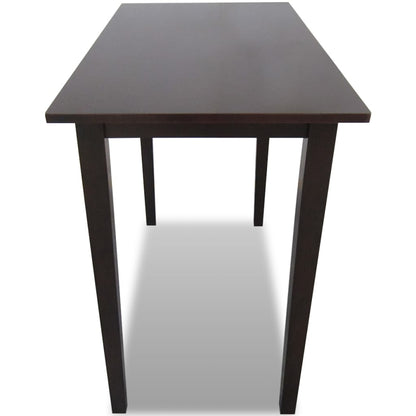 Mesa Alta De Madera Marrón_1