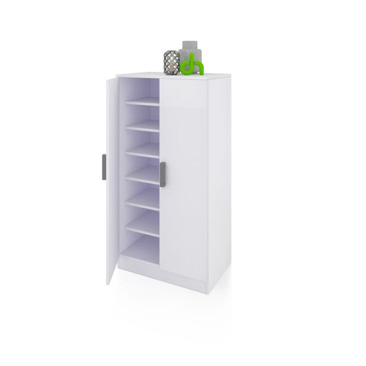 Zapatero Liam 55 Melamina, Blanco, 55 X 108 X 36_0