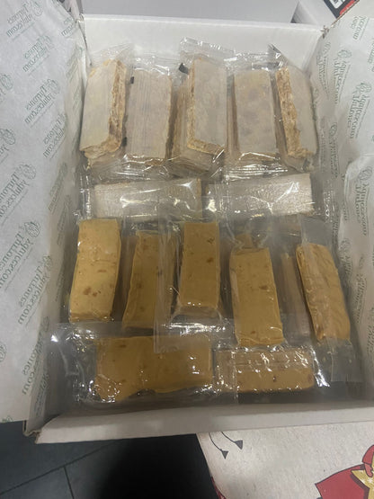 Porciones Surtidas De Turrón Blando (jijona) Y Duro (alicante) Artesano, Caja De 3 Kg_3