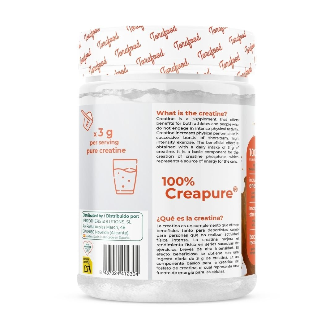 Creatina Creapure Cola Torafood 320g