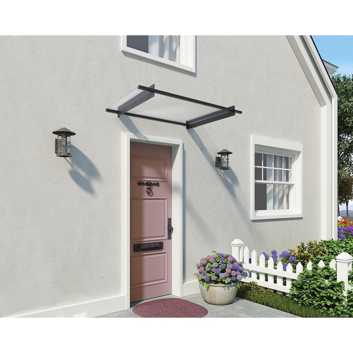 Marquesina para puerta Nancy 150x94 cm Canopia by Palram