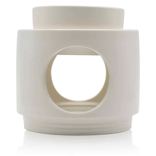 Quemador de Esencias Nordic Cerámica Blanca SYS Aromas | Para Esencias y Aceites Esenciales | 100 ml_0
