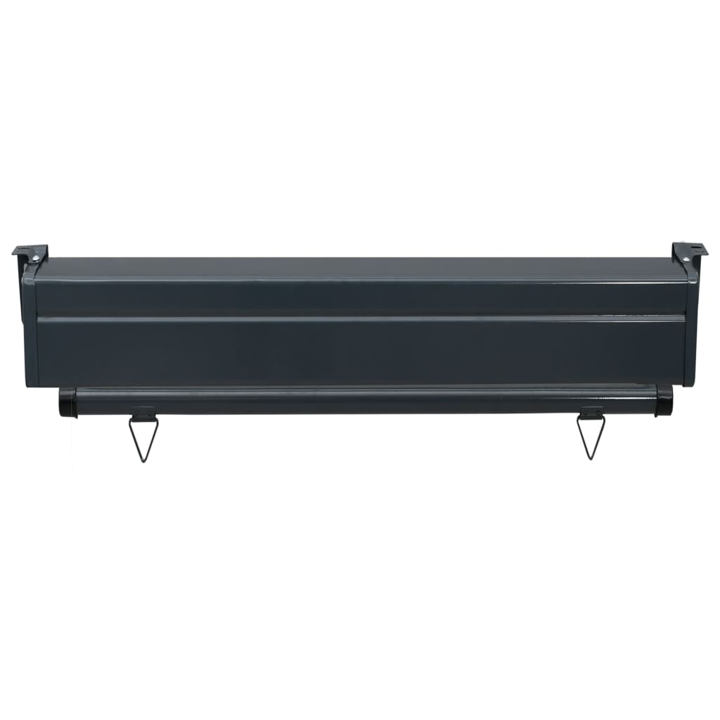 Toldo Lateral De Balcón Negro 85x250 Cm_4