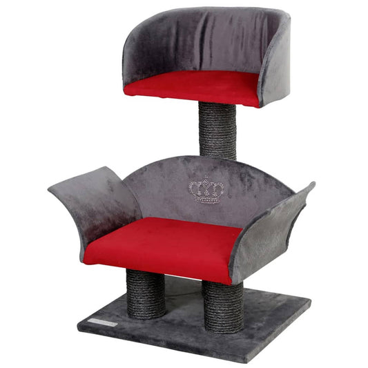 Kerbl Rascador Para Gatos Lounge Deluxe Gris Y Rojo 81548_0