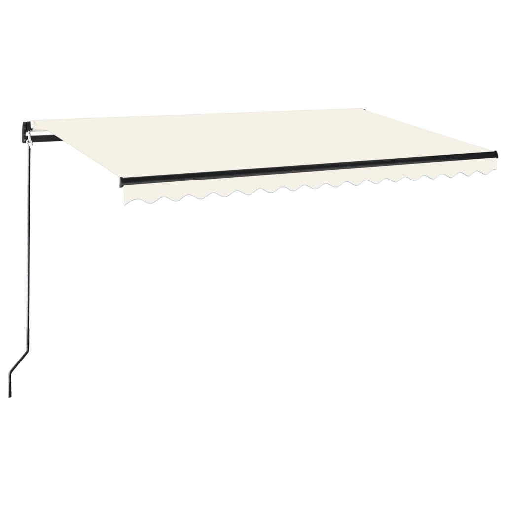 Toldo Retráctil Manual Crema 450x350 Cm_0