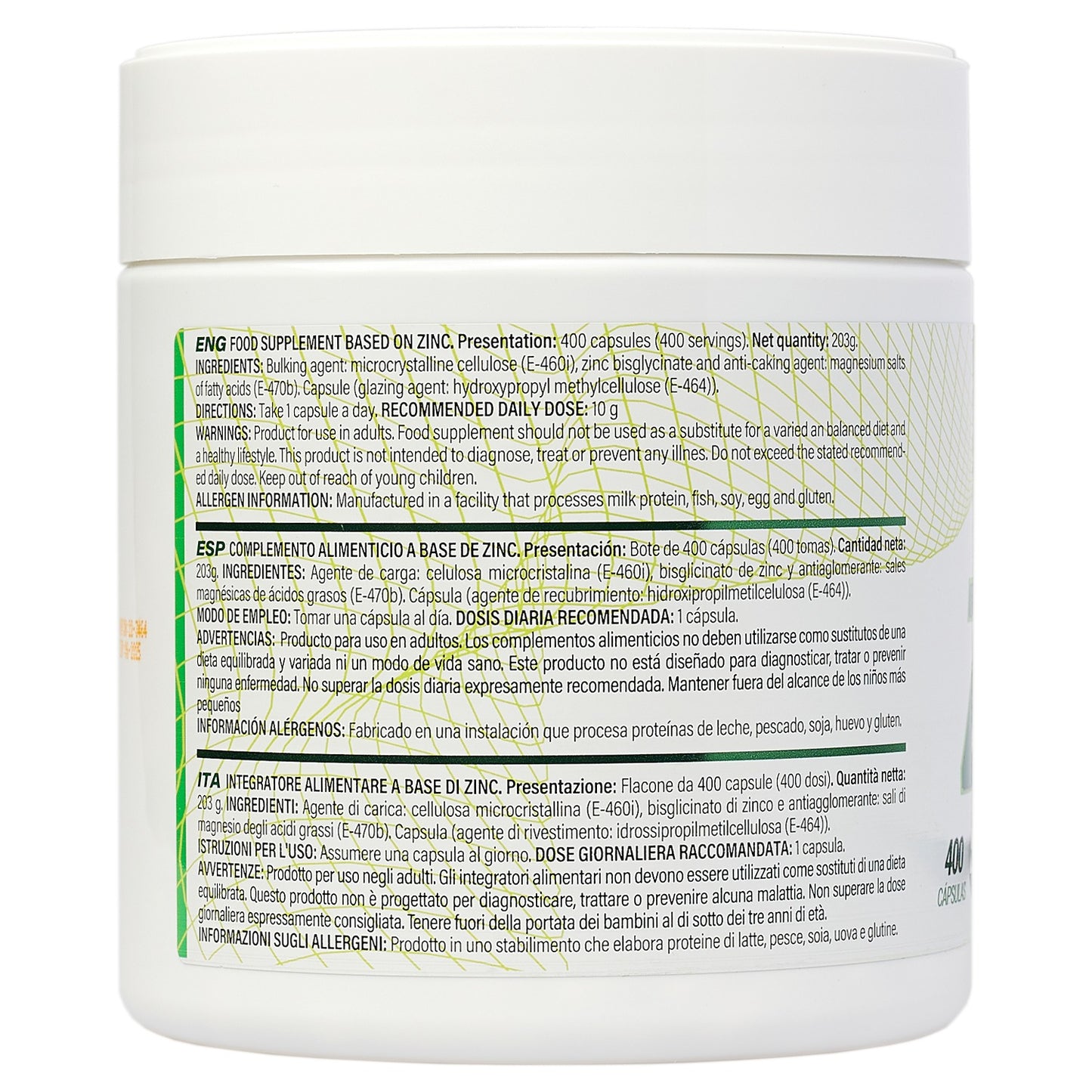 Bisglicinato De Zinc Efne (400 Caps)_4