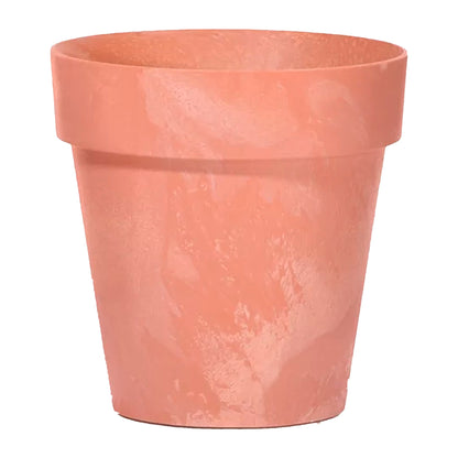 Maceta Cube Beton Effect 3,5l., Dimensiones (mm) 200x200x177, Color Terracota_0