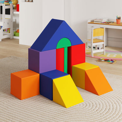 Homcom Juego De 11 Bloques De Espuma Para Niños Bloques Psicomotricidad_4