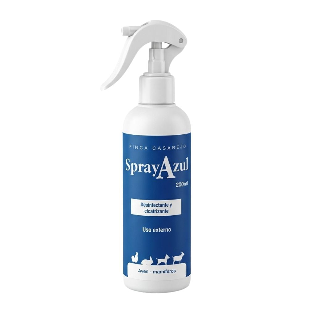Spray Azul Para Heridas De Animales 250ml - Limpia Y Seca Las Costras - Spray Cicatrizante Para Perros, Aves, Conejos..._0