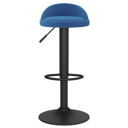 Taburetes De Cocina 2 Unidades Terciopelo Azul_2