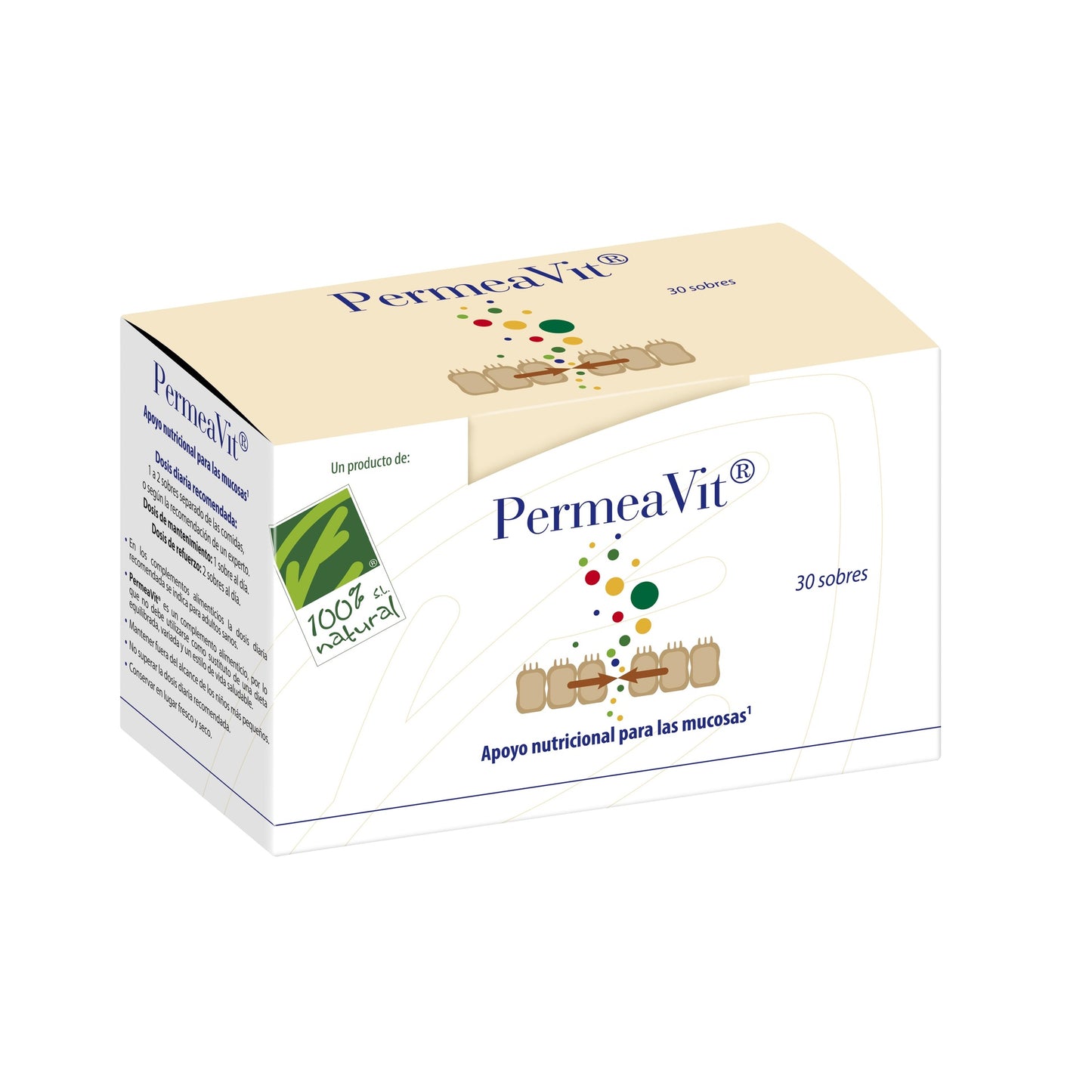 PermeaVit 100 % Natural 30 sobres
