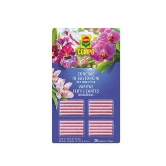 Compo Varitas Fertilizantes Orquídeas 20 uds