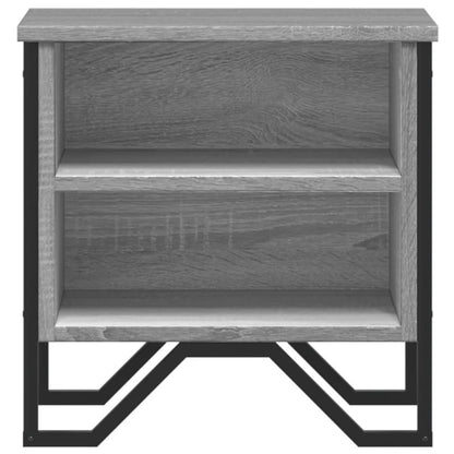 Mesitas De Noche 2 Uds Madera Ingeniería Gris Sonoma 40x30x40cm_3