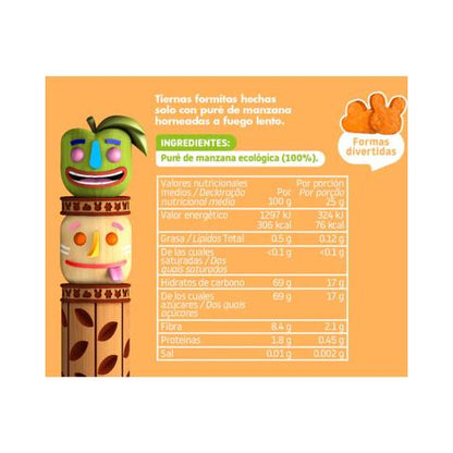 Pack 2 uds Snack de manzana ECO 25g Triboo