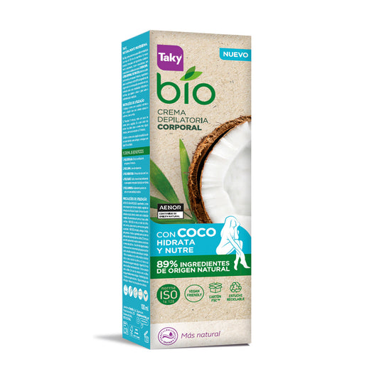 Crema Depilatoria aroma a Coco BIO TAKY 100ml