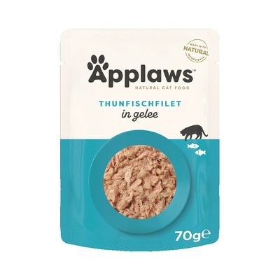 Comida húmeda para gatos Sobre Filete de atún en gelatina Applaws 70 g