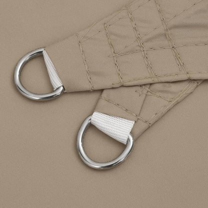 Vidaxl Toldo De Vela Cuadrado Tela Oxford Gris Taupe 6x6 M_4
