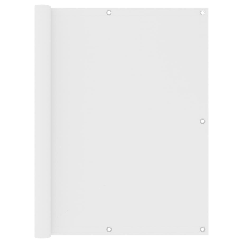 Vidaxl Toldo Para Balcón Tela Oxford Blanco 120x300 Cm_0