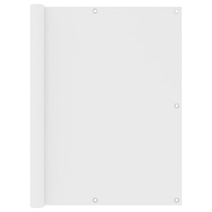 Vidaxl Toldo Para Balcón Tela Oxford Blanco 120x300 Cm_0
