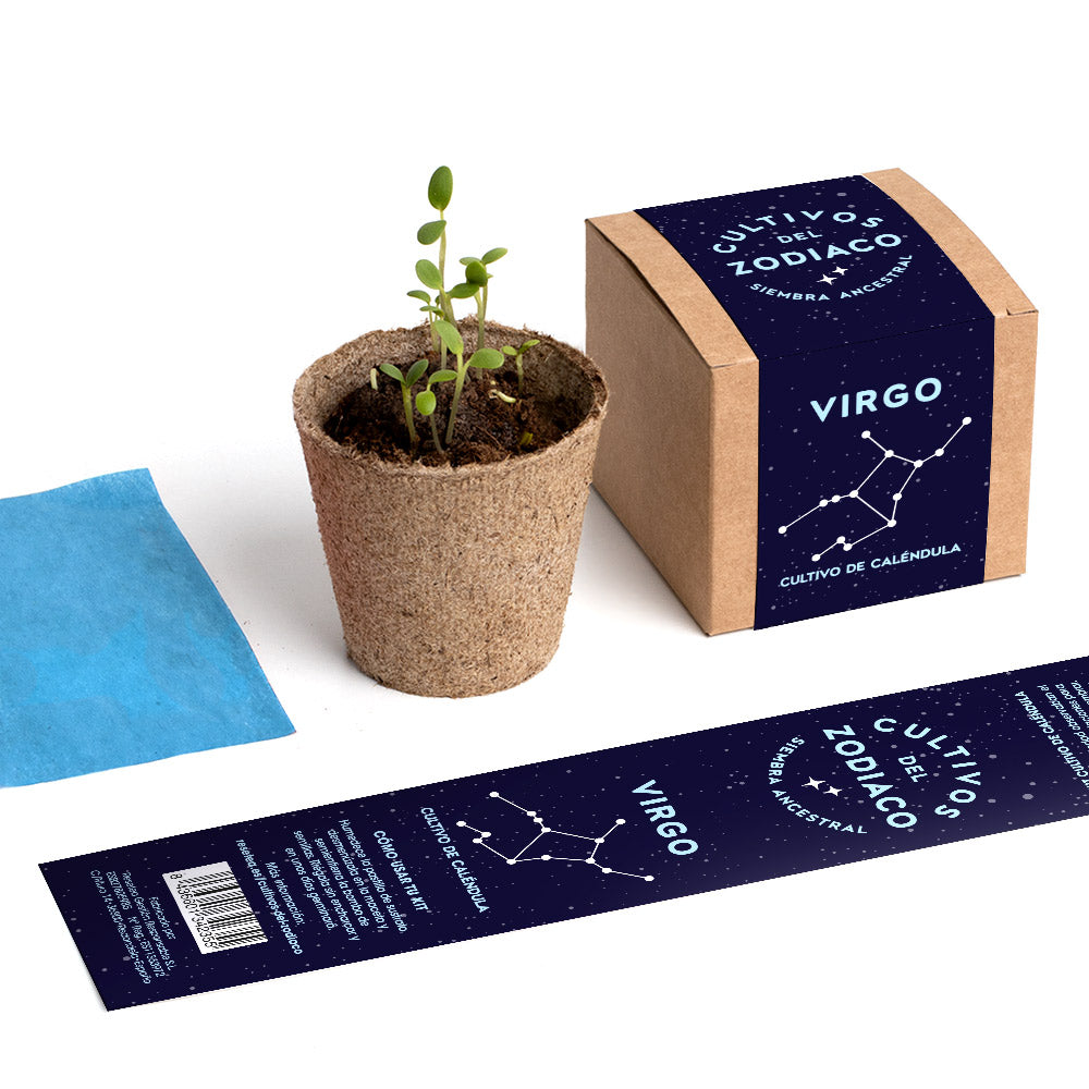 Cultivos Del Zodiaco – Virgo | Kit De Cultivo Con Semillas De Caléndula_4