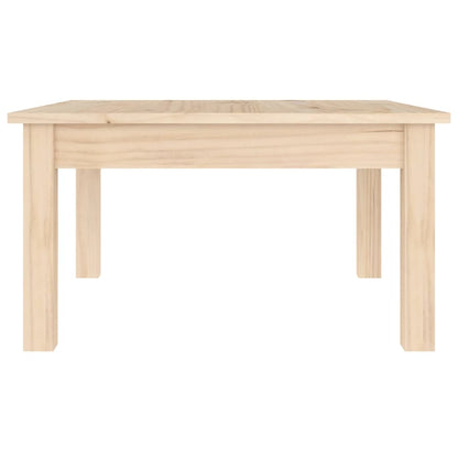 Mesa De Centro De Madera Maciza De Pino 55x55x30 Cm_1