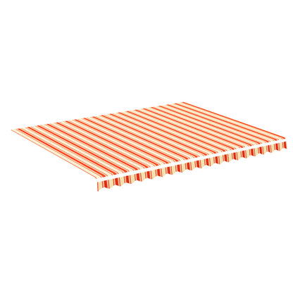 Tela De Repuesto Para Toldo Amarillo Y Naranja 4,5x3,5 M Poliéster_0
