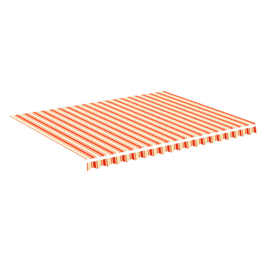 Tela De Repuesto Para Toldo Amarillo Y Naranja 4,5x3,5 M Poliéster_0