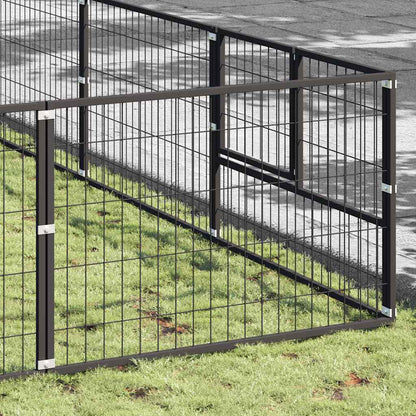 Perrera Acero 90 M² Negra_2