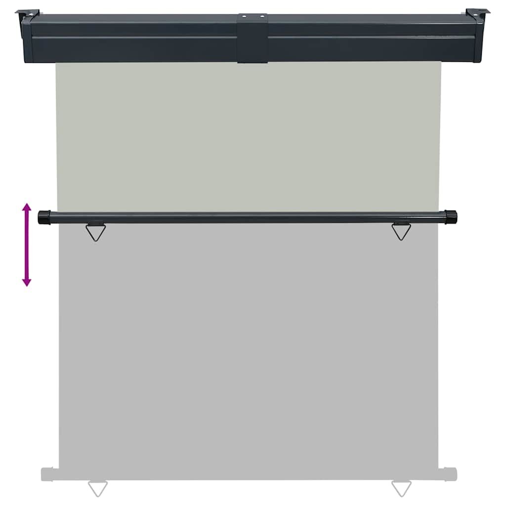 Vidaxl Toldo Lateral De Balcón Gris 165x250 Cm_4