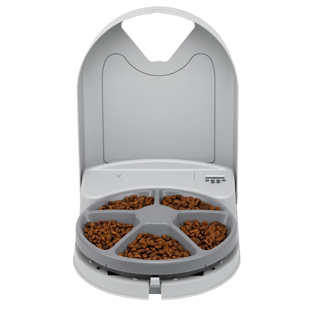 Petsafe Comedero Para Mascotas 5 Comidas Eatwell Con Temporizador Gris_4
