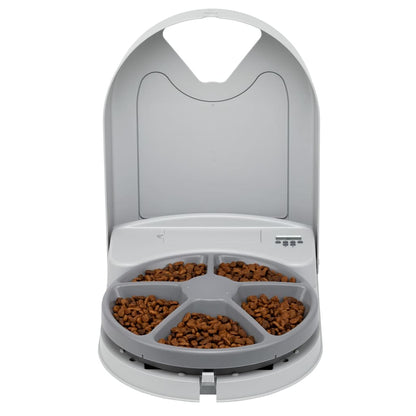Petsafe Comedero Para Mascotas 5 Comidas Eatwell Con Temporizador Gris_4
