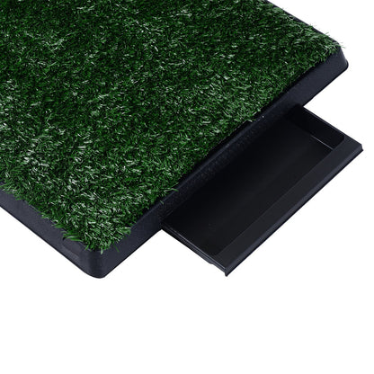 Pawhut Inodoro De Bandeja Perro Césped De Entrenamiento Lavable 51x63x6cm_3