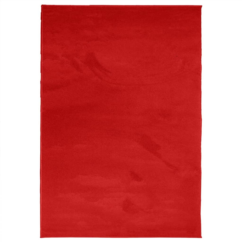 Vidaxl Alfombra De Pelo Corto Oviedo Rojo 300x400 Cm_0
