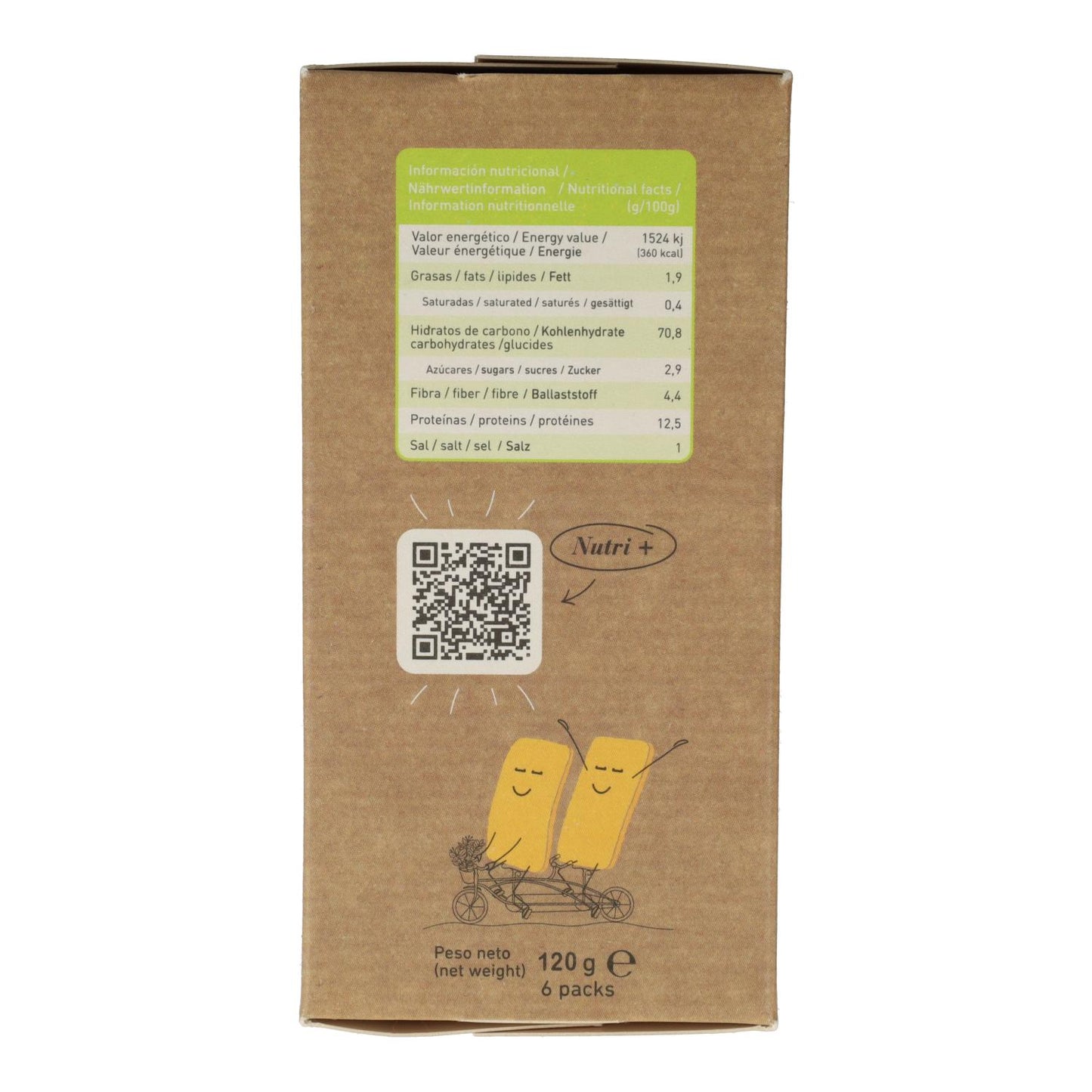 Crackers garbanzo BIO Sin Gluten Zealia 120 gr