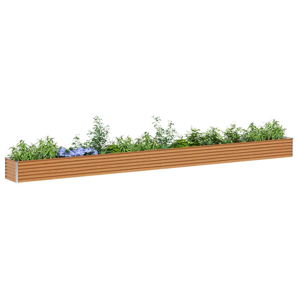Arriate Elevado Marrón Claro 582 X 50 X 36 Cm Acero Galvanizado_2