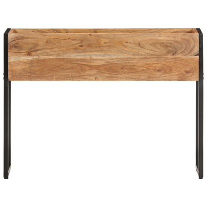 Jardinera De Madera Maciza De Acacia 90x20x68 Cm_0