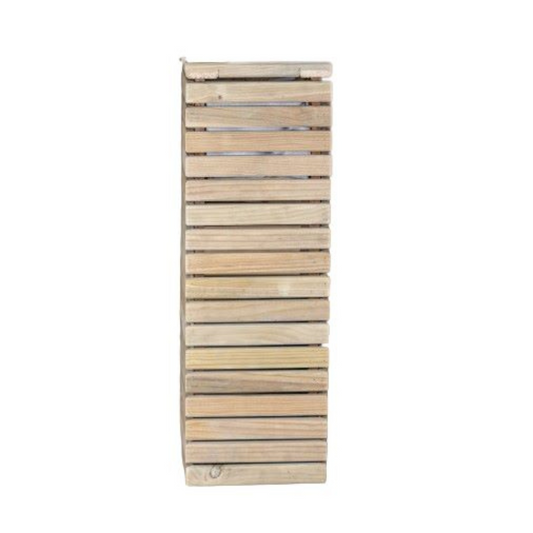 Jardinera Luxe Torre De Madera Tratada Vidahuerto 30x30x90 Cm.