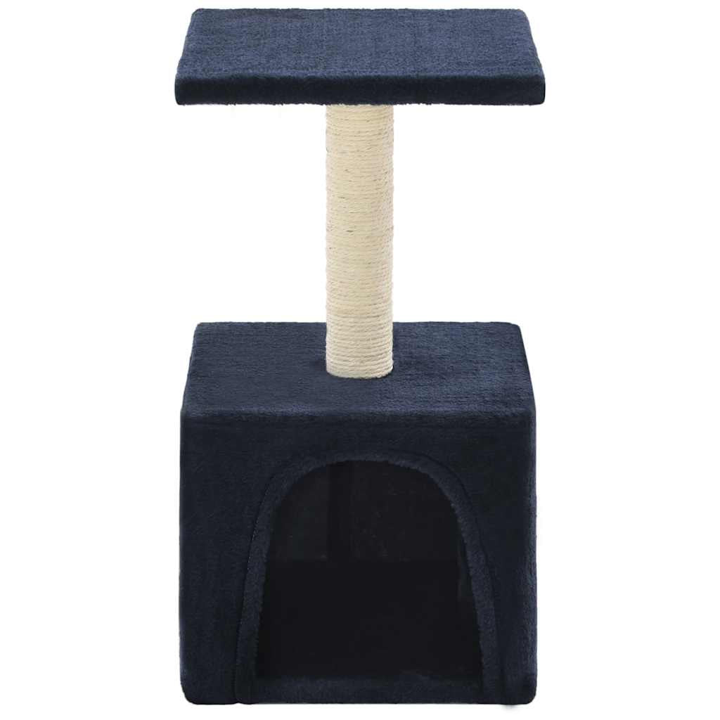 Vidaxl Rascador Para Gatos Con Poste De Sisal 55 Cm Azul Oscuro_3