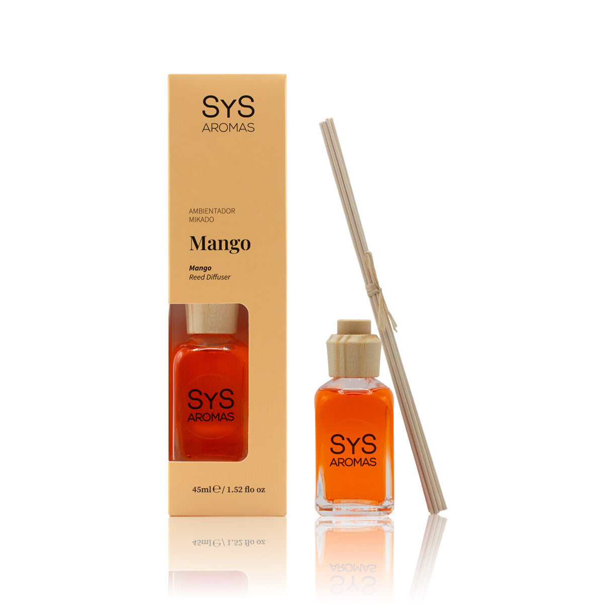 Ambientador Mikado Mango Origins SYS Aromas 45 ml | Aroma Tropical y Afrutado | Energizante_0