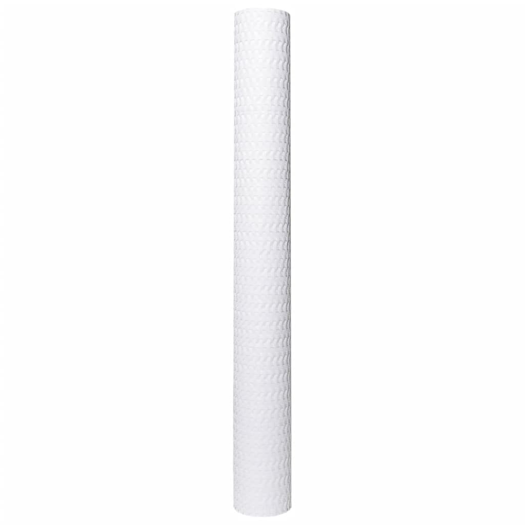 Toldo Para Balcón Ratán Sintético Blanco 400x80 Cm / Vetonek_5