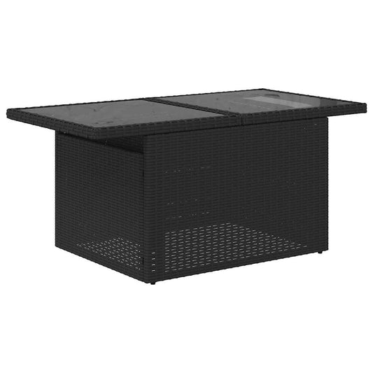 Set De Sofás De Jardín Con Cojines 9 Pzas Ratán Sintético Negro / Vetonek_0