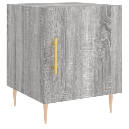 Mesitas Noche 2 Uds Madera Ingeniería Gris Sonoma 40x40x50 Cm_3