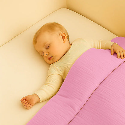 Edredón De Algodón Orgánico Rosa