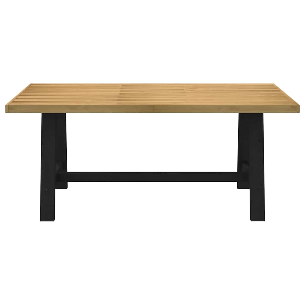 Mesa Comedor Noain Patas Forma A Madera Maciza Pino 180x90x75cm_1