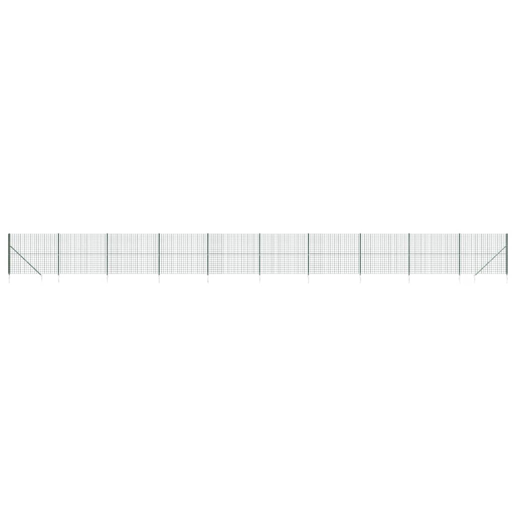 Cerca De Alambre Con Pinchos De Anclaje Verde 2,2x25 M / Vetonek_2