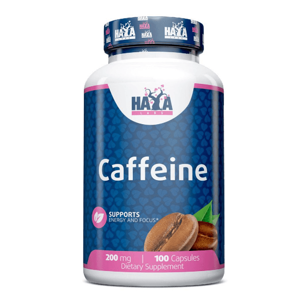 Cafeína 200mg - 100 Cápsulas - Cafeína - Haya Labs_0