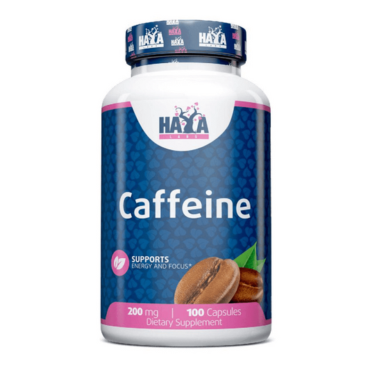 Cafeína 200mg - 100 Cápsulas - Cafeína - Haya Labs_0